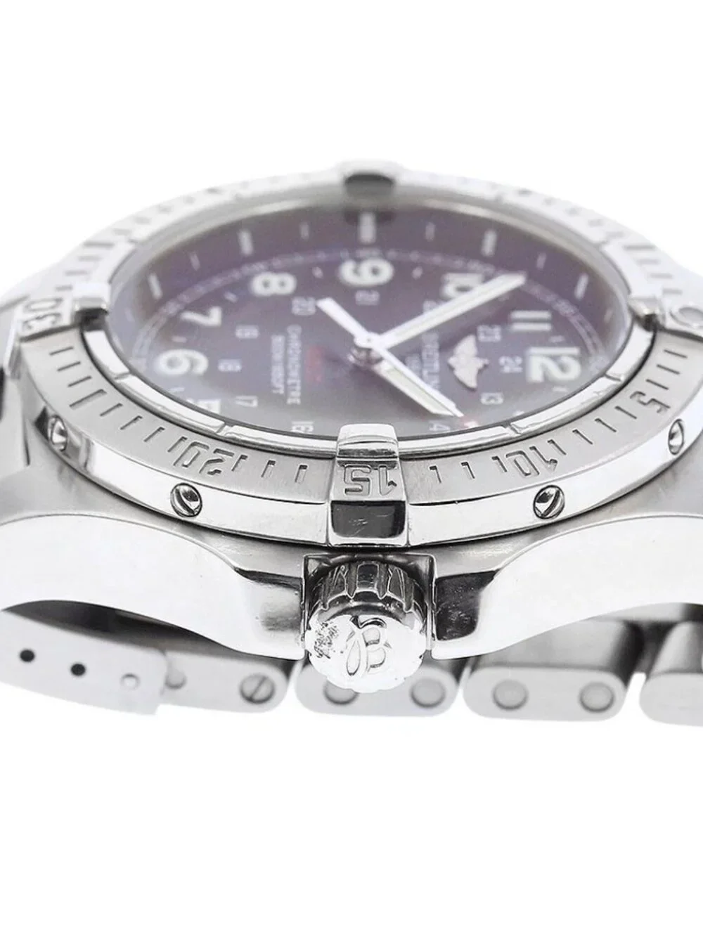 BREITLING Colt A74380 GMT date black Dial Quartz Men's Watch_973147